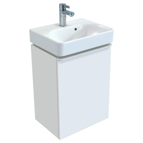 Geberit Smyle Square kézmosó, 45x16x36cm , csaplyuk középen