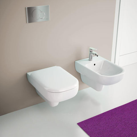 Geberit Smyle Square WC tető, keskeny dizájn, gyorskioldó zsanérral