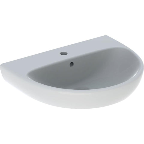 Geberit Selnova mosdó 60x18x48cm , csaplyuk középen 500.305.01.1
