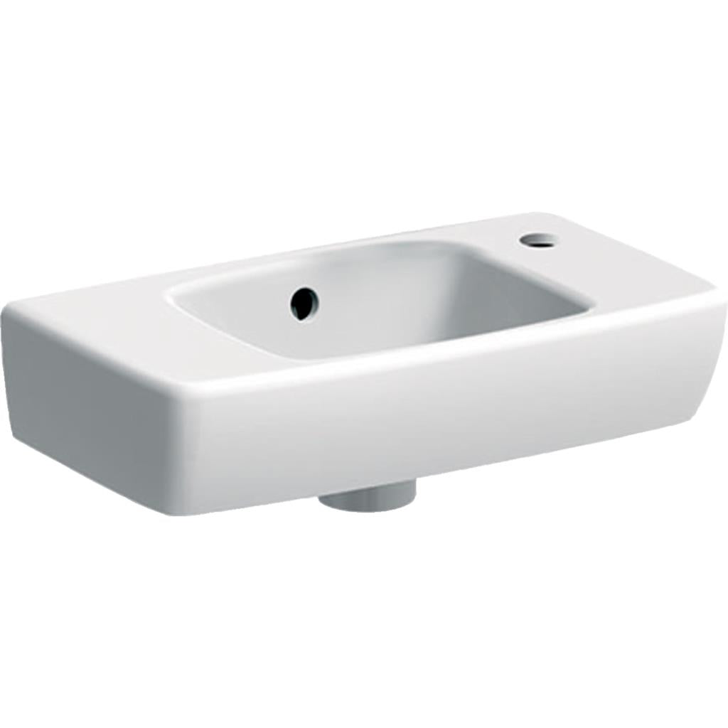 Geberit Selnova Square kézmosó, rövidített 45x15x25cm, jobbos