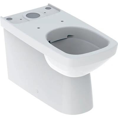 Geberit Selnova Square álló monoblokkos WC, részben zárt forma, Rimfree, 68cm