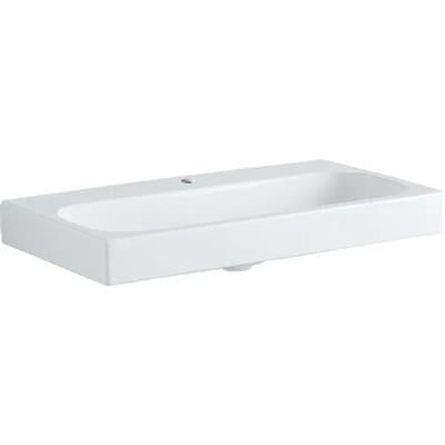 Geberit Citterio mosdó 90x16x50, csaplyuk középen, túlfolyó nélkül