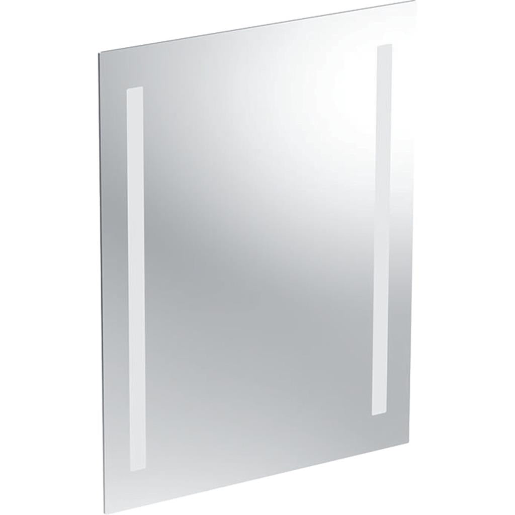 Geberit Option tükör világítással, világítás mindkét oldalon, 50x65x4.2cm, világítás, 3200 lumen