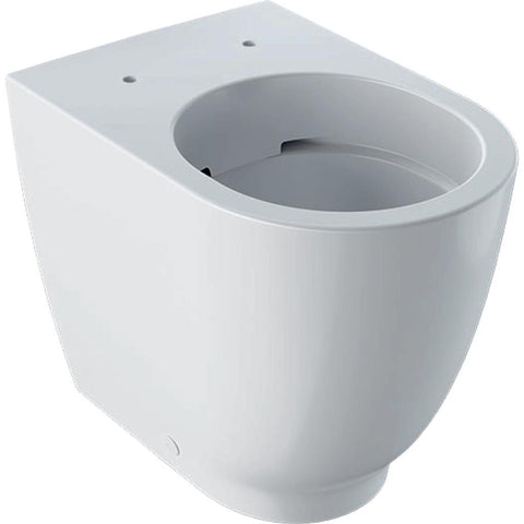 Geberit Acanto álló WC, mélyöblítésű, magasított, falhoz illeszkedő, zárt forma, Rimfree, 51cm
