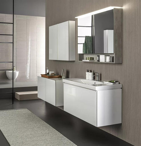 Geberit Acanto mosdó pakolófelülettel, 75x16,8x48,2cm