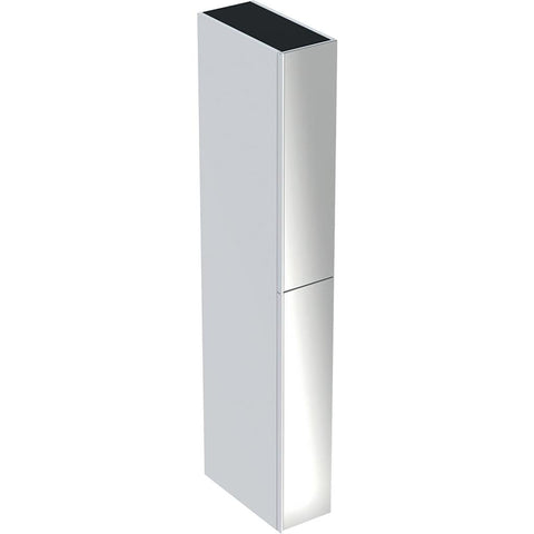 Geberit Acanto magas kiegészítő szekrény két kihúzható fiókkal, magasfényű fehér, 22x173x47,3 cm