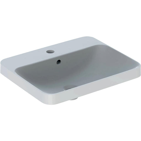 Geberit VariForm beépített mosdó 55x45cm szögletes
