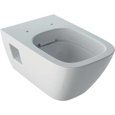 Geberit Selnova Square fali WC, mélyöblítésű, részben zárt forma, Rimfree, 54cm