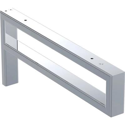 Geberit ONE P-alakú tartókonzol farost alapanyagú mosdópulthoz, krómozott