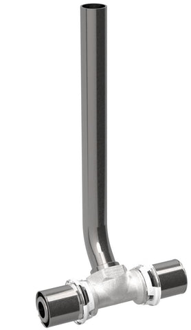 Geberit Volex radiátor csatlakozó T-idom 20, magasfényű krómozott