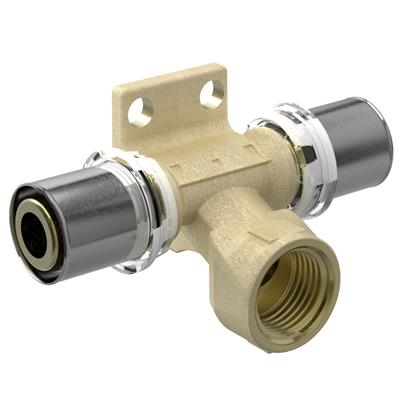 Geberit Volex átmenő falikorong, vízszintes csatlakozással 20-1/2"-20