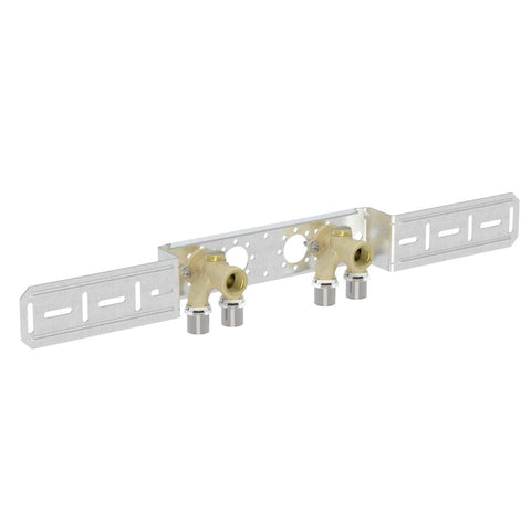 Geberit Volex függőleges csatlakozású átmenő falikorong készlet szerelőlemezzel, L50mm 16-1/2"