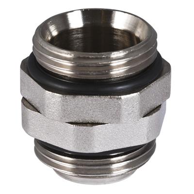 Geberit Volex csatlakozó idom osztó-gyűjtők toldására, forgatható G1" Nikkelezett