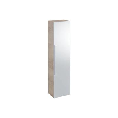 Geberit iCon magas szekrény egy ajtóval és külső tükörrel, 36x150x31,7cm, meliminos természetes tölg