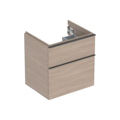 Geberit iCon alsó szekrény mosdóhoz, két fiókkal, 89x62x47,7cm, melaminos természetes tölgy