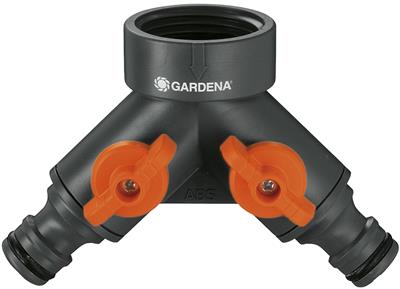 Gardena 2-utas vízelosztó 1/2"és 3/4" -os vízcsapra