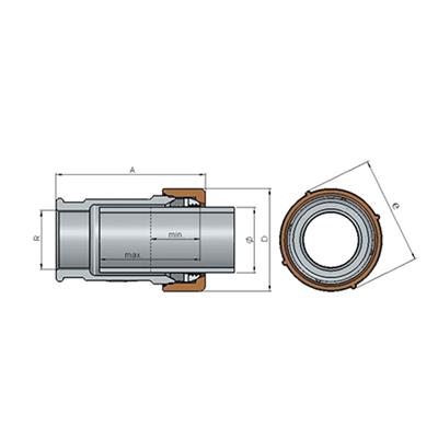 GEBO EGYENES B-B ÖSSZEKÖTŐ 5/4" QI