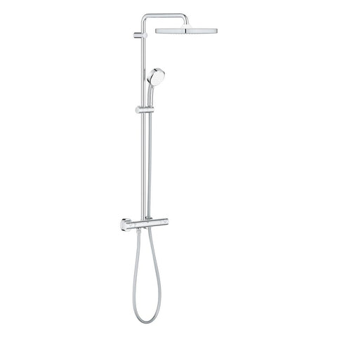 Grohe Tempesta Cosmopolitan System 250 Cube termosztátos zuhanyrendszer falra szerelésre