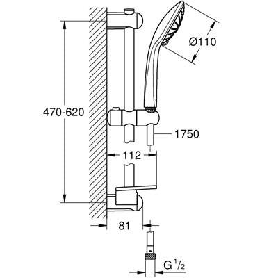 Grohe Euphoria zuhanyszett (27231001)