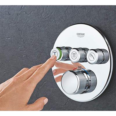 Grohe Grohtherm SmartControl termosztatikus kezelő 3 fogyasztóhoz, falsík mögötti szereléshez