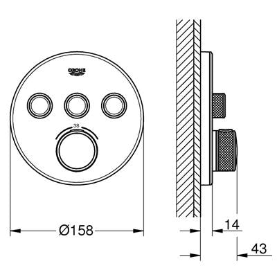 SmartControl 3 felh. köralakú színkészlet (29904LS0)