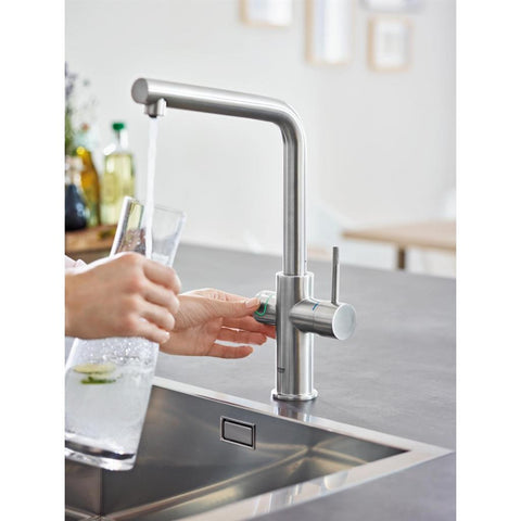 Grohe Blue Home L-kifolyós kezdőkészlet, hard grafit (31454A01)