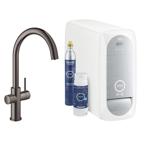 Grohe Blue Home C-kifolyós kezdőkészlet, hard grafit