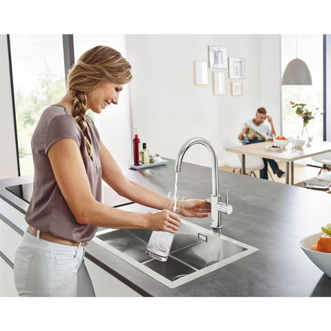 Grohe Blue Home C-kifolyós kezdőkészlet, hard grafit