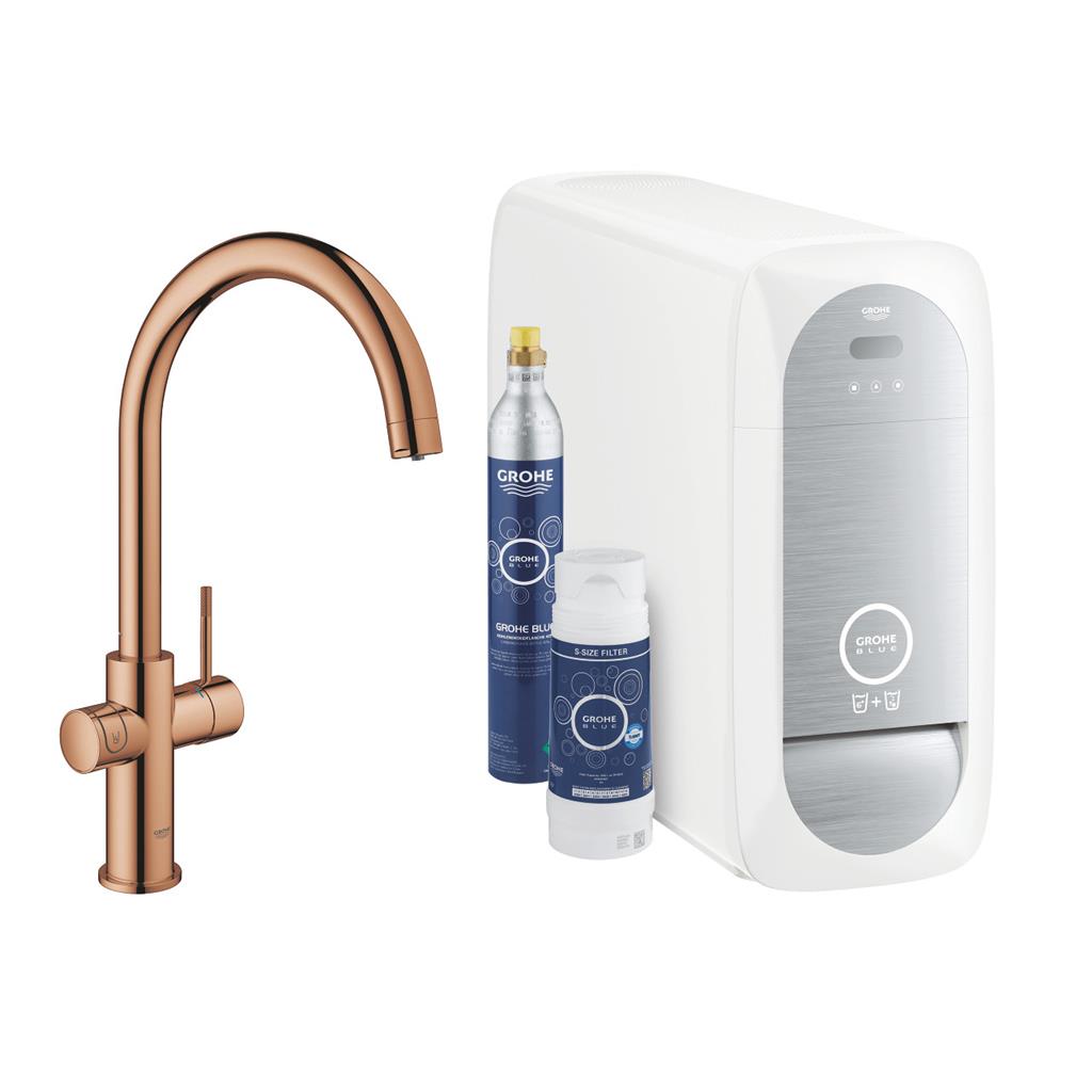 Grohe Blue Home C-kifolyós kezdőkészlet, warm sunset