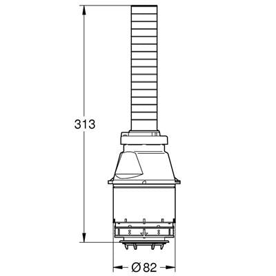 Grohe wc tartály öblítőszelep (43486000)