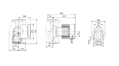 GRUNDFOS sziv. MAGNA3 65- 60F 230 V