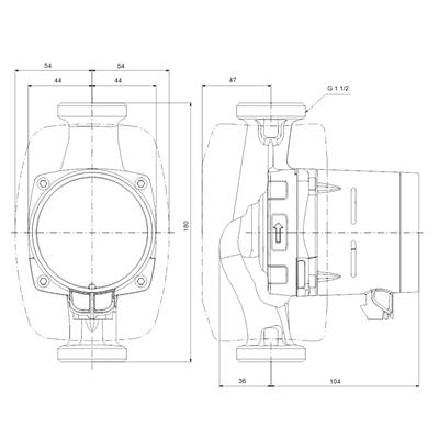 GRUNDFOS ALPHA3 25-60 180 1x230V 50Hz 6H