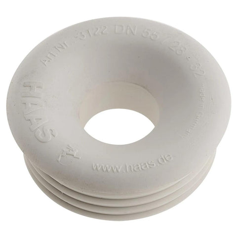 Haas wc szimering fehér takarórózsa nélkül 28-32 mm csőhöz