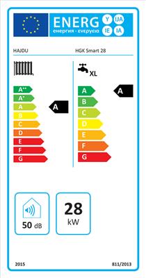 Hajdu HGK-28 SMART kondenzációs gázkazán, kombi 29,1 Kw