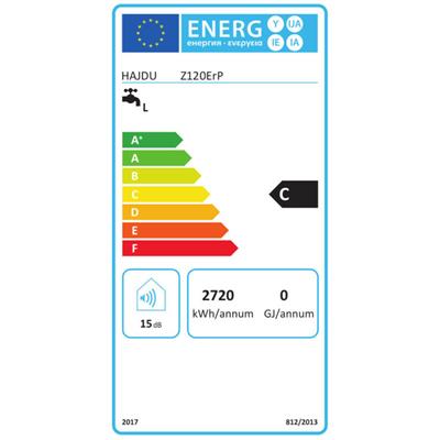 Hajdu Z-120 ErP elektromos forróvíztároló 120 l 1800 watt fali függőleges