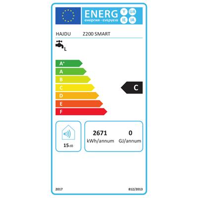 Hajdu Z-200 SMART elektromos forróvíztároló 200 literes, függőleges (2112414425)