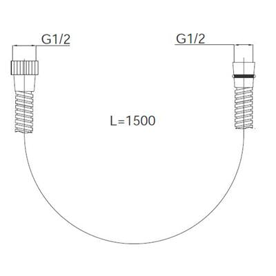 HERZ zuhanygégecső Rock&Roll UH12002