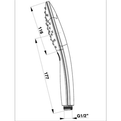 HERZ a35 Bella zuhanyfej  UH12055