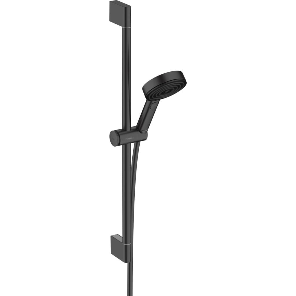 Hansgrohe Pulsify Select Zuhanyszett 105, 3 jet RelAXORation, 65 cm zuhanyrúd, matt fekete