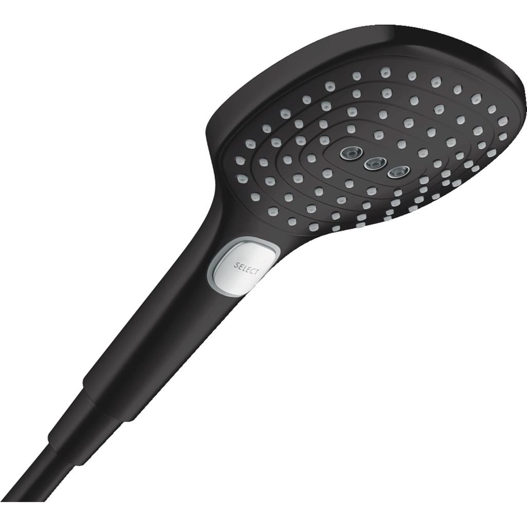 Hansgrohe Raindance Select E Matt fekete Kézizuhany 120 3jet