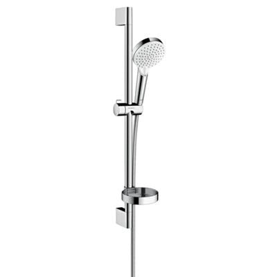 Hansgrohe Crometta Vario/Unica Croma zuhanyszett 0,65 m szappantartóval fehér/króm
