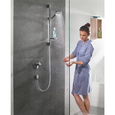 Hansgrohe Crometta Vario/Unica Croma zuhanyszett 0,65 m szappantartóval fehér/króm