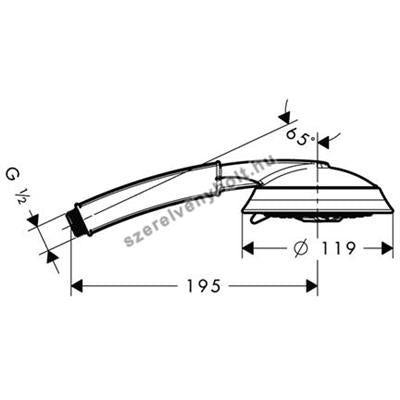 Hansgrohe Raindance Classic 100 Air 3jet kézizuhany