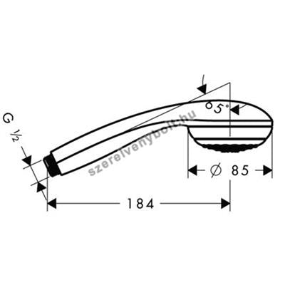 Hansgrohe Crometta 85 Mono kézizuhany