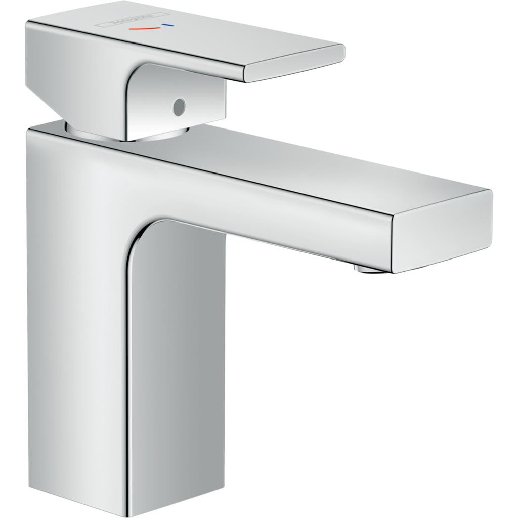 Hansgrohe Vernis Shape egykaros mosdócsaptelep 100, Coolstart, automata lefolyógarnitúrával