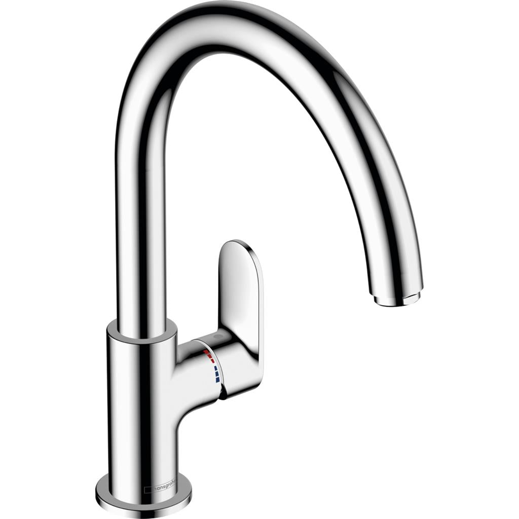 Hansgrohe Vernis Blend egykaros konyhai csaptelep 210, elforgatható kifolyóval