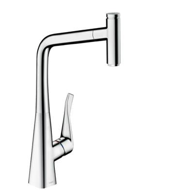 Hansgrohe Metris Select M71 konyhai csaptelep 320 kihúzható kifolyó (M7115), króm