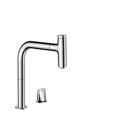 Hansgrohe Metris Select M71 2-lyukú konyhai csaptelep 200 kihúzható kifolyó (M7119), króm