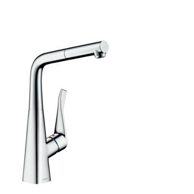 Hansgrohe Metris M71 konyhai csaptelep 320 kihúzható kifolyó (M7114), króm