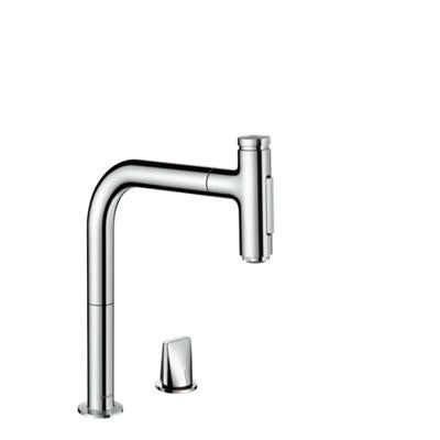 Hansgrohe Metris Select M71 2-lyukú konyhai csaptelep 200 kihúzható kifolyó (M7120), króm